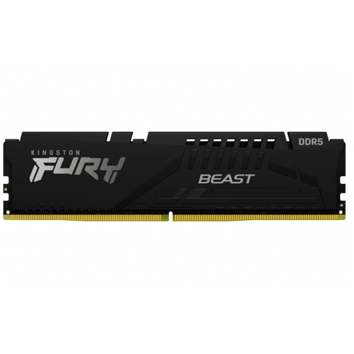 Kingston FURY Beast KF552C40BB-16 Gaming System Memory, DDR5, 5200MHz, 1 x 16Gb, Black Heatsink, 288 Pin, 1.25v, CL40 - PC Gear UK