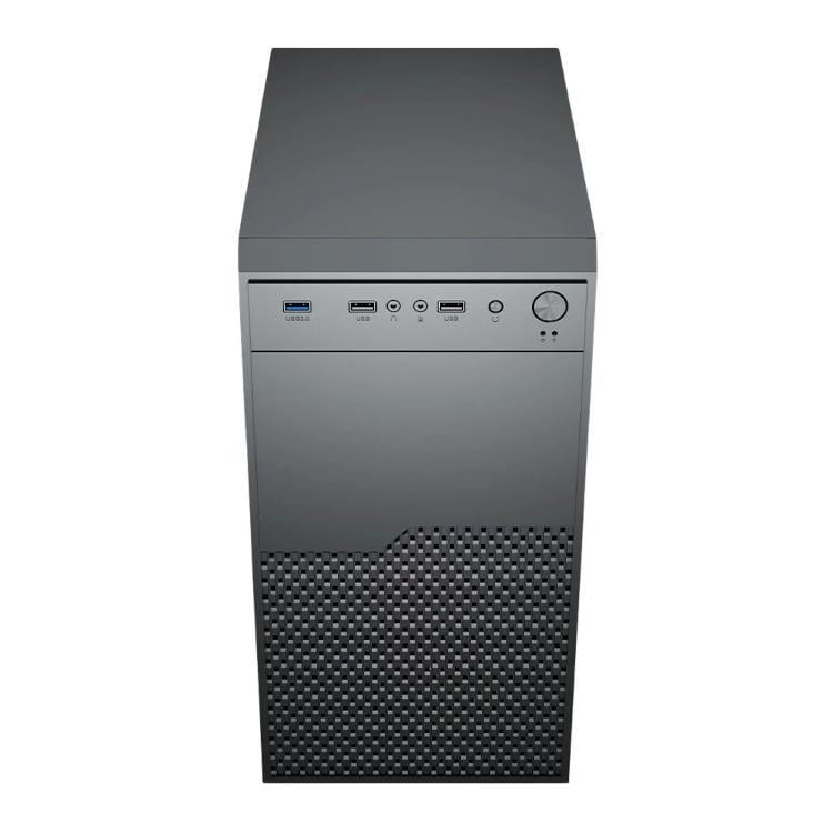 Vida Enterprise Micro-ATX Office PC Case - Black
