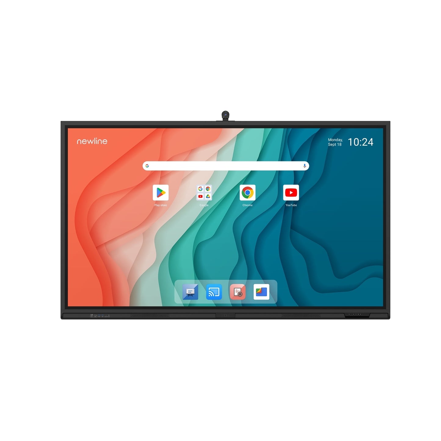 Newline TT-6523QCA+ 75" Elara Pro Android 13, Cast+, Interactive Touch Screen with Camera