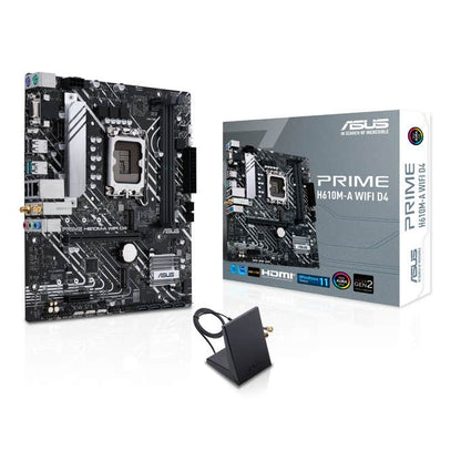 ASUS Prime H610M-A WiFi D4 Intel LGA 1700 Micro-ATX Motherboard