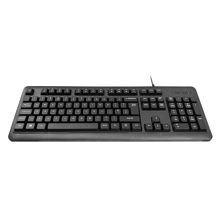 VIDA Corporate 2-in-1 USB Keyboard & Mouse Kit | UK Layout | Black