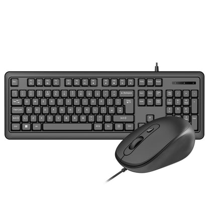 VIDA Corporate 2-in-1 USB Keyboard & Mouse Kit | UK Layout | Black