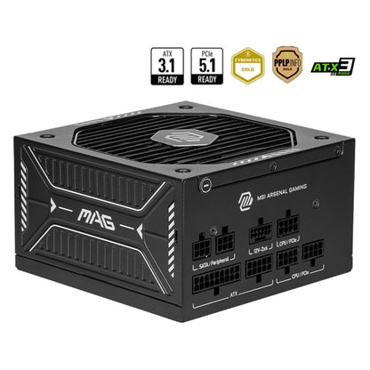 MSI MAG A650GLS PCIE5 650W ATX 3.1 80 PLUS Gold Fully Modular PSU