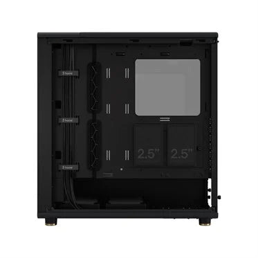 Fractal Design North Mid Tower ATX Case, Tempered Glass, 2x140mm Fans, Charcoal Black