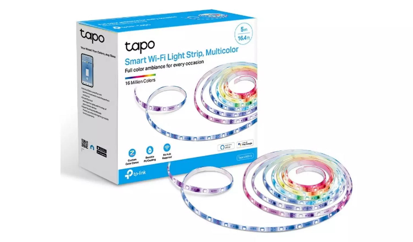 TP-Link Tapo L920-5 Smart Wi-Fi RGBIC Light Strip | 5M Multicolour