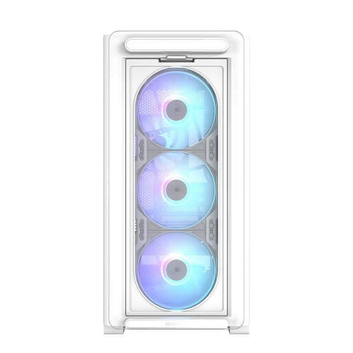 ASUS A23 PLUS ARGB mATX Mid Tower Case | 4 ARGB Fans | 360mm Radiator | White