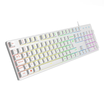 Vida Rebel 2-in-1 RGB Gaming Keyboard & Mouse Combo - UK QWERTY, White