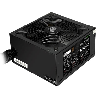 GAMEMAX RPG Rampage 800W PSU, 140mm Ultra Silent Fan, 80 PLUS Bronze, Non Modular, Flat Black Cables, Japanese TK Main Capacitor Fitted
