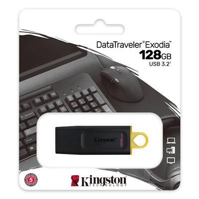 DataTraveler Exodia USB Flash Drive - 128GB