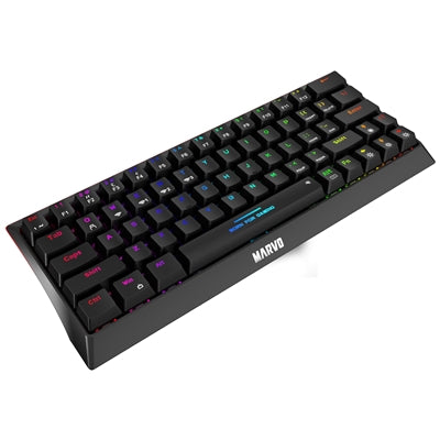 Marvo Scorpion KG962W-UK Tri-Mode Wireless and Wired 60% TKL Mechanical Gaming Keyboard - PC Gear UK