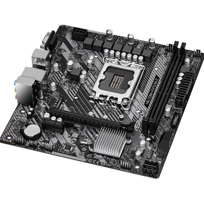 Asrock H610M-HVS/M.2 R2.0, Intel H610, 1700, Micro ATX, 2 DDR4, VGA, HDMI, PCIe4, 1x M.2