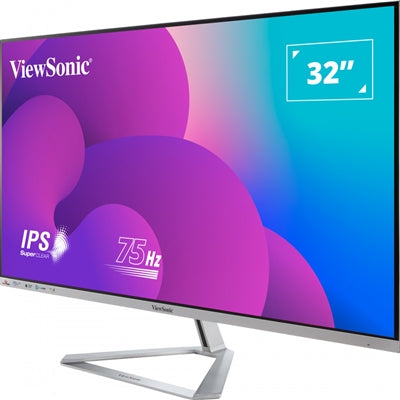 ViewSonic VX3276-MHD-3 32" Full HD IPS Monitor | 75Hz | HDMI | DisplayPort | Speakers