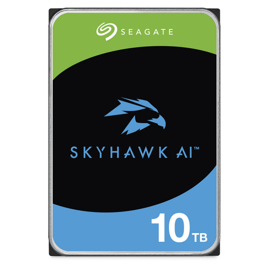 Seagate SkyHawk Surveillance AI Internal Hard Drive 10TB 3.5 Inch SATA III 7200RPM - PC Gear UK