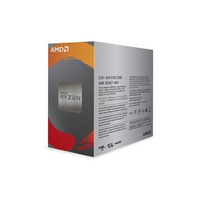 AMD Ryzen 3 3200G 4 Core AM4 Processor 3.8GHz up to 4.0GHz Boost, 6MB Cache, 65W, with Wraith Stealth Cooler, Radeon Vega 8 Graphics