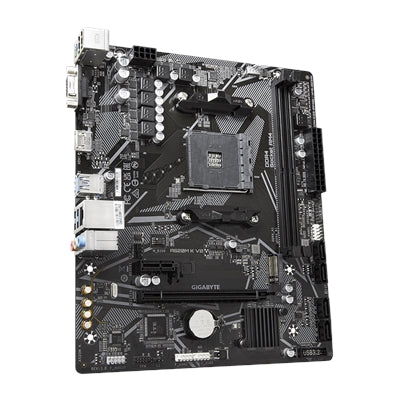 GIGABYTE A520M K V2 AMD AM4 Micro-ATX Motherboard, 2x DDR4, 1x M.2, GbE LAN, HDMI, D-Sub