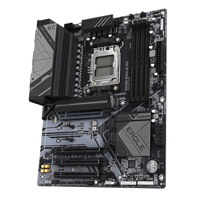 Gigabyte B650 EAGLE AX AMD AM5 Socket Motherboard, ATX, 4x DDR5 Slots, 3x M.2 Sockets, 1x USB-C Port, Fitted I/O Shield, GbE LAN, Wi-Fi 6E, 1x DisplayPort / 1x HDMI Port