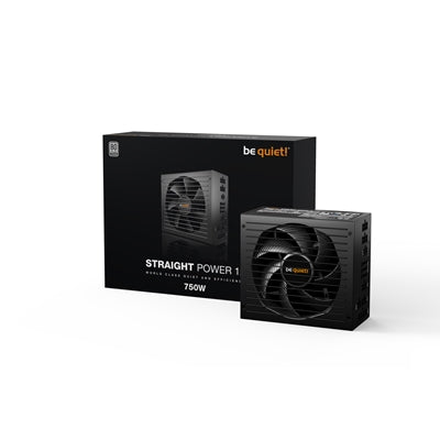 Be Quiet! 750W Straight Power 12 PSU, Fully Modular, 80+ Platinum, Silent Wings Fan, ATX 3.0, PCIe 5.0 - PC Gear UK