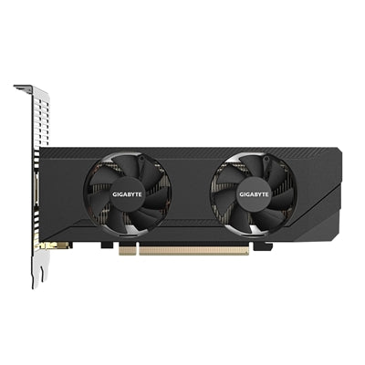 Gigabyte NVIDIA GeForce RTX 3050 OC Low Profile 6GB GDDR6 Graphics Card, 2304 CUDA Cores, 1477 MHz Core Clock, Dual Fan, 2x DisplayPorts / 2x HDMI Ports