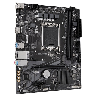 Gigabyte H610M K DDR4 Ultra Durable Intel 1700 Socket Motherboard, Micro-ATX, 2x DDR4 Slots, 1x M.2 Socket, GbE LAN, 1x HDMI Port