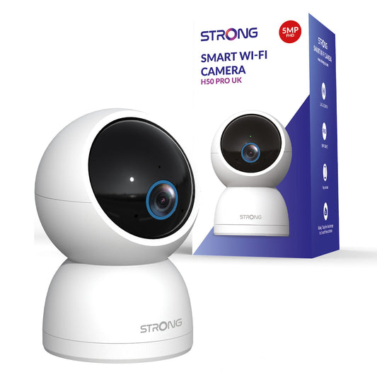 Strong H50 PRO 5MP Wireless Indoor Pan/Tilt Cloud Camera with Remote Viewing - PC Gear UK