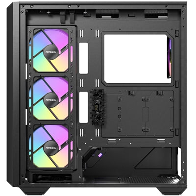 Antec, Antec Constellation C3 Mid-Tower Case, ATX/mATX/ITX, 4x 120mm ARGB PWM Fans, 270° Tempered Glass, Black, Mid Tower