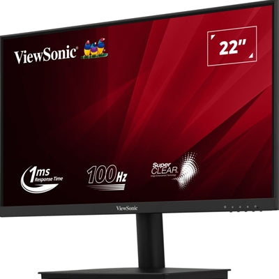 Viewsonic VA220-H 22-Inch Full HD Monitor, 1080p, 1920 x 1080 resolution, 100Hz, HDMI, VGA, 1ms, LED, VA Panel, VESA