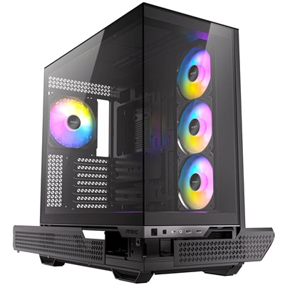 Antec, Antec C7 ARGB Mid-Tower Gaming Case, E-ATX/ATX/mATX/ITX, 3x 120mm & 1x 140mm ARGB Fans, Tempered Glass, Black, Mid Tower