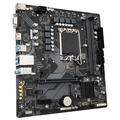 GIGABYTE B760M H DDR4 Intel LGA1700 Micro-ATX Motherboard, 2x DDR4, 2x M.2, PCIe 4.0, GbE LAN