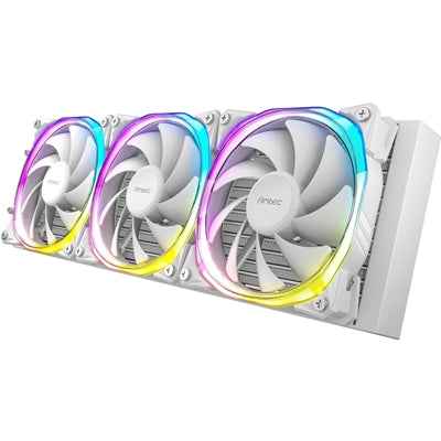 Antec Vortex 360 ARGB AIO Liquid CPU Cooler | White | 360mm Radiator