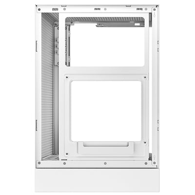 Deepcool CH170 Digital White Mini-ITX Case - High Airflow, Supports Water Cooling, Ultra-Quiet Operation, Compact Design for Efficient Space Management