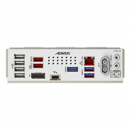 Gigabyte Z890 AORUS ELITE WIFI7 ICE Intel 1851 Socket Motherboard, ATX, 4x DDR5 Slots, 4x M.2 Sockets, 2x USB-C Port, Fitted I/O Shield, 2.5GbE LAN, Wi-Fi 7, 1x DisplayPort / 1x HDMI / 1x USB-C (USB4) - PC Gear UK