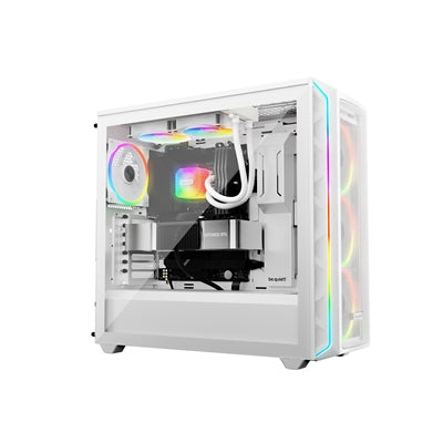 be quiet! Light Loop 240mm AIO CPU Liquid Cooler, High-Performance ARGB Lighting, Dual 120mm PWM Fans, Ultra-Quiet Operation, Easy Maintenance, Intel/AMD Compatible, White, 1851 / 1700 / 1200 / 1150 / 1151 / 1155