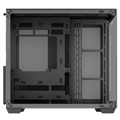 DeepCool CG530 Dual-Chamber Mid Tower Case, Tempered Glass Panels, Advanced Cooling Support, Exceptional Cable Management, Black