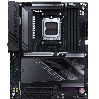 GIGABYTE, GIGABYTE B850 AORUS ELITE WIFI7 AMD AM5 ATX Motherboard, 4x DDR5, 3x M.2, PCIe 5.0, Wi-Fi 7, 2.5GbE LAN, AMD B850