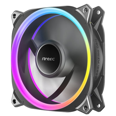 Antec Neo Prizm T3 140 ARGB PWM Case Fan - Hydro Bearing, 600-1500 RPM, Black - PC Gear UK