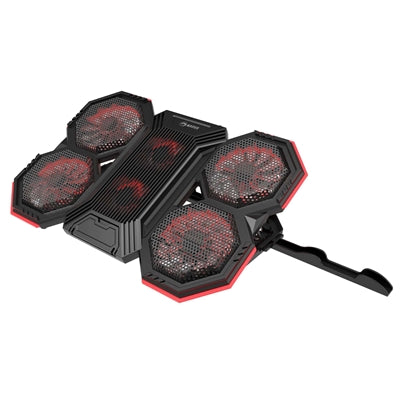 Marvo Scorpion FN-41 Atlas 60 Six Fan Laptop Cooling Stand | RGB | 9"-17.3" | USB Powered | Black