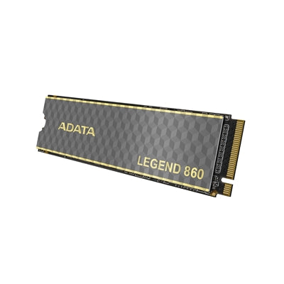 Adata Legend 860 (SLEG-860-2000GCS) 2TB NVMe SSD, PCIe Gen4, M.2 Interface, 2280, Read 6000 MB/s, Write 5000 MB/s, Heatsink 5 Year Warranty