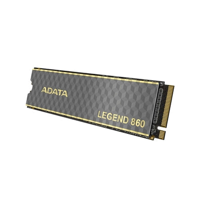 Adata Legend 860 (SLEG-860-1000GCS) 1TB NVMe SSD, PCIe Gen4, M.2 Interface, 2280, Read 5000 MB/s, Write 3000 MB/s, Heatsink 5 Year Warranty