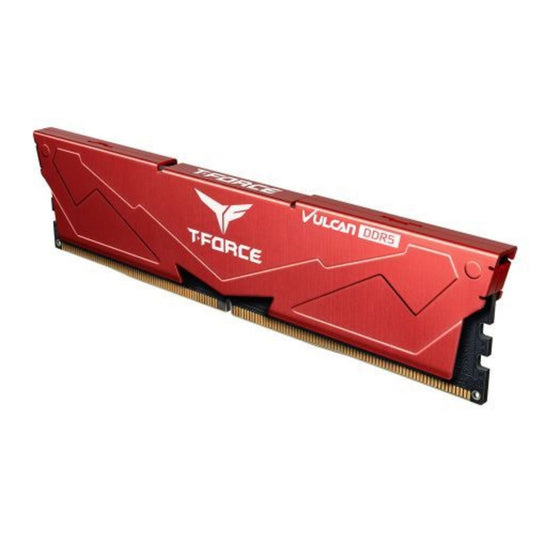 Team T-Force Vulcan FLRD532G5600HC38JDC01 32GB (2x16GB) System Memory, 5600MHz, CL38, DDR5 Kit, Red - PC Gear UK