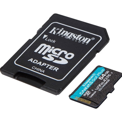 Kingston Canvas Go! Plus 256GB microSDXC, UHS-I U3 V30 A2, 200MB/s