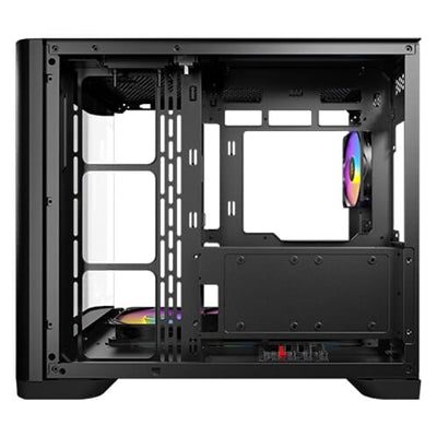 ANTEC Constellation C5 Curve Black ARGB Mid Tower Case, ATX/mATX/ITX, Curved Tempered Glass, Dual Chamber, Back-Connect Motherboard Support, 4x ARGB PWM Fans