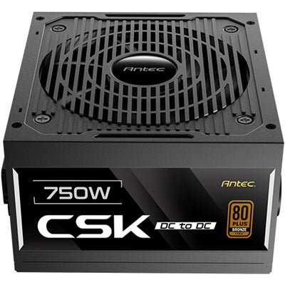 Antec CSK DC 750W PSU, 80+ Bronze, Fully Wired, Antec's 5-year warranty