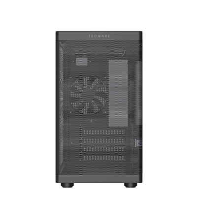 TecWare Fusion 3 Micro-ATX Compact Mesh PC Case - Black