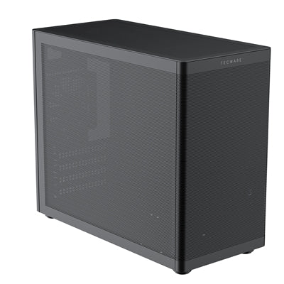 TecWare Fusion 3 Micro-ATX Compact Mesh PC Case - Black