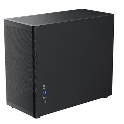 TecWare Fusion 3 Micro-ATX Compact Mesh PC Case - Black
