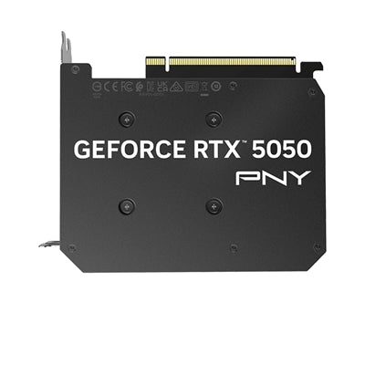 PNY NVIDIA GeForce RTX 5050 8GB GDDR6 Graphics Card, 2560 CUDACores, 2317 MHz Core Clock, Single Fan, 3x DisplayPorts / 1x HDMI Port