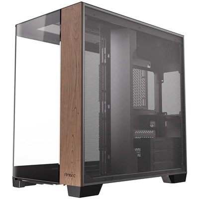 Antec, Antec Constellation C8 Curve Wood Full Tower Case, E-ATX/ATX/mATX/ITX, Curved Glass, Walnut Wood, Dual Chamber, Full Tower