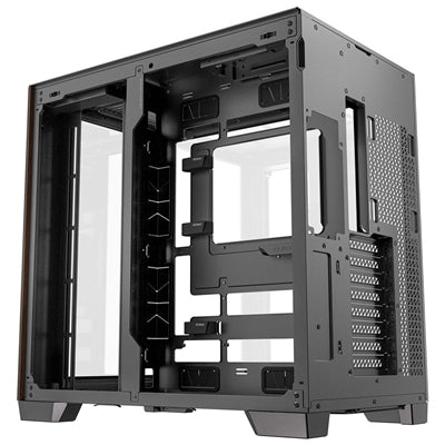 Antec, Antec Constellation C8 Curve Wood Full Tower Case, E-ATX/ATX/mATX/ITX, Curved Glass, Walnut Wood, Dual Chamber, Full Tower