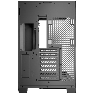 Antec, Antec Constellation C8 Curve Wood Full Tower Case, E-ATX/ATX/mATX/ITX, Curved Glass, Walnut Wood, Dual Chamber, Full Tower