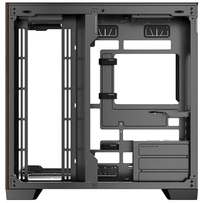 Antec, Antec Constellation C8 Curve Wood Full Tower Case, E-ATX/ATX/mATX/ITX, Curved Glass, Walnut Wood, Dual Chamber, Full Tower